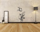 Gorgeous Floral Vines Vinyl Decals Modern Wall Art